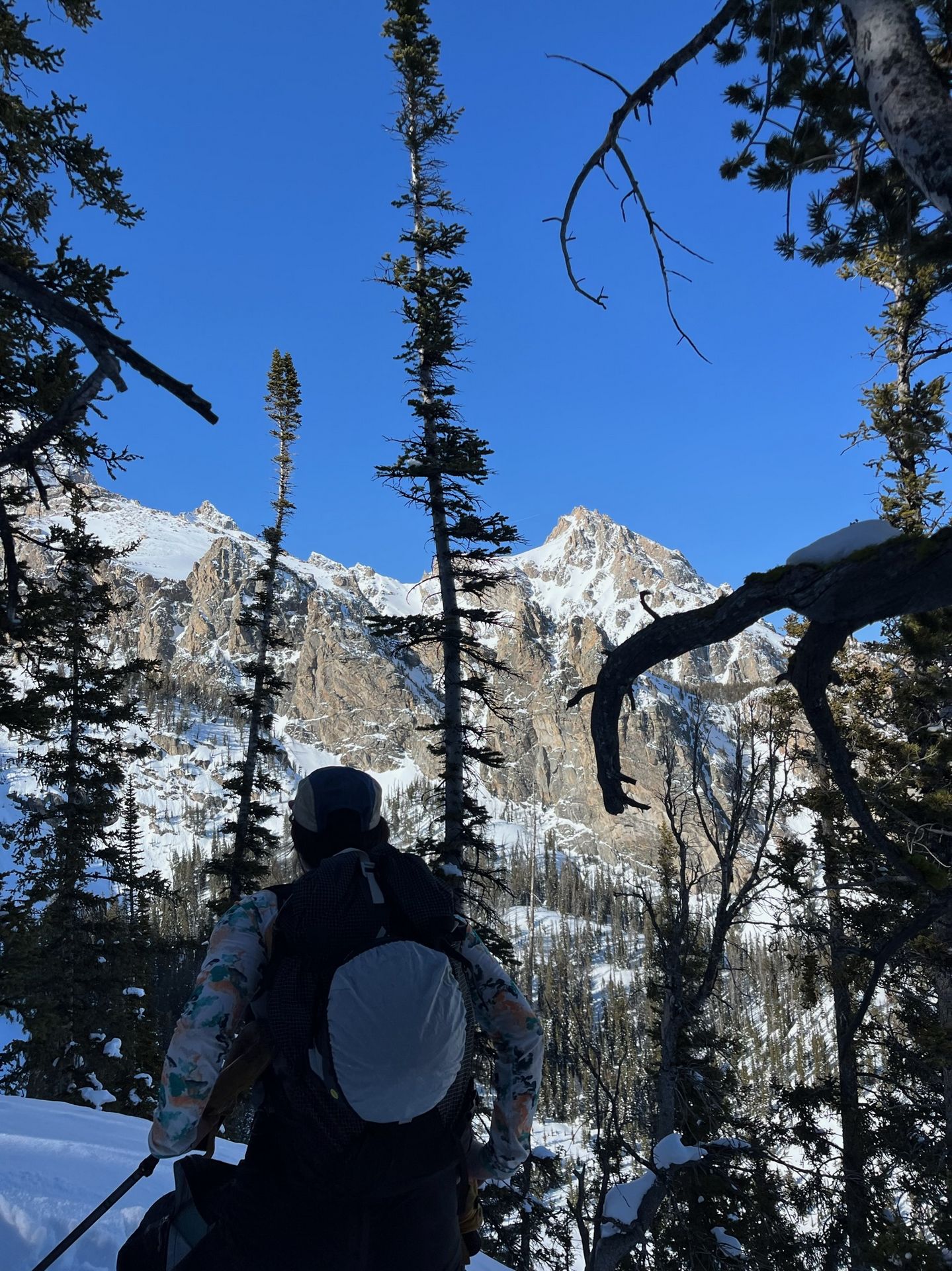 Backcountry skiing in Grand Teton National Park