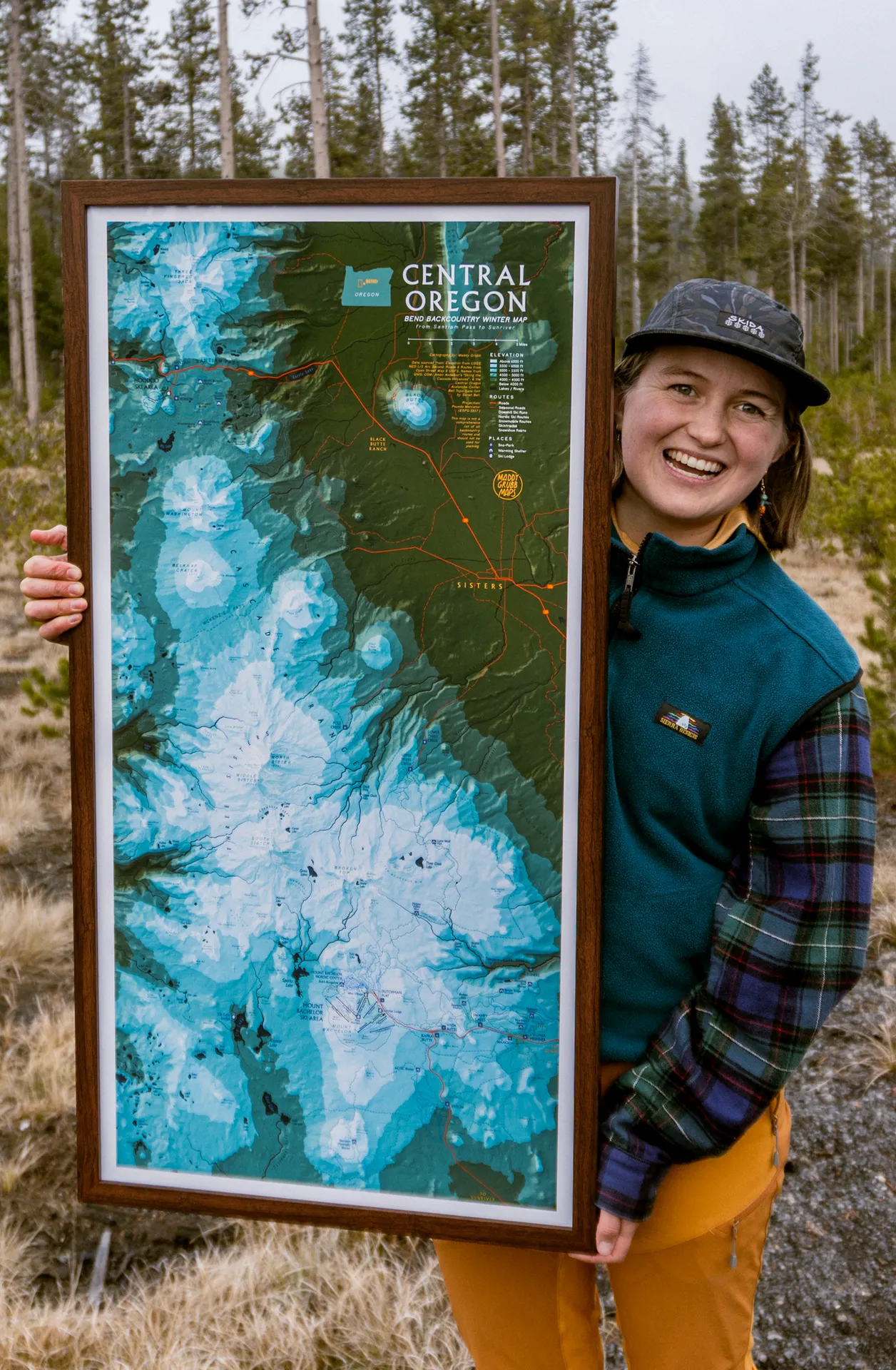 Portrait of Maddy Grubb, freelance cartographer
